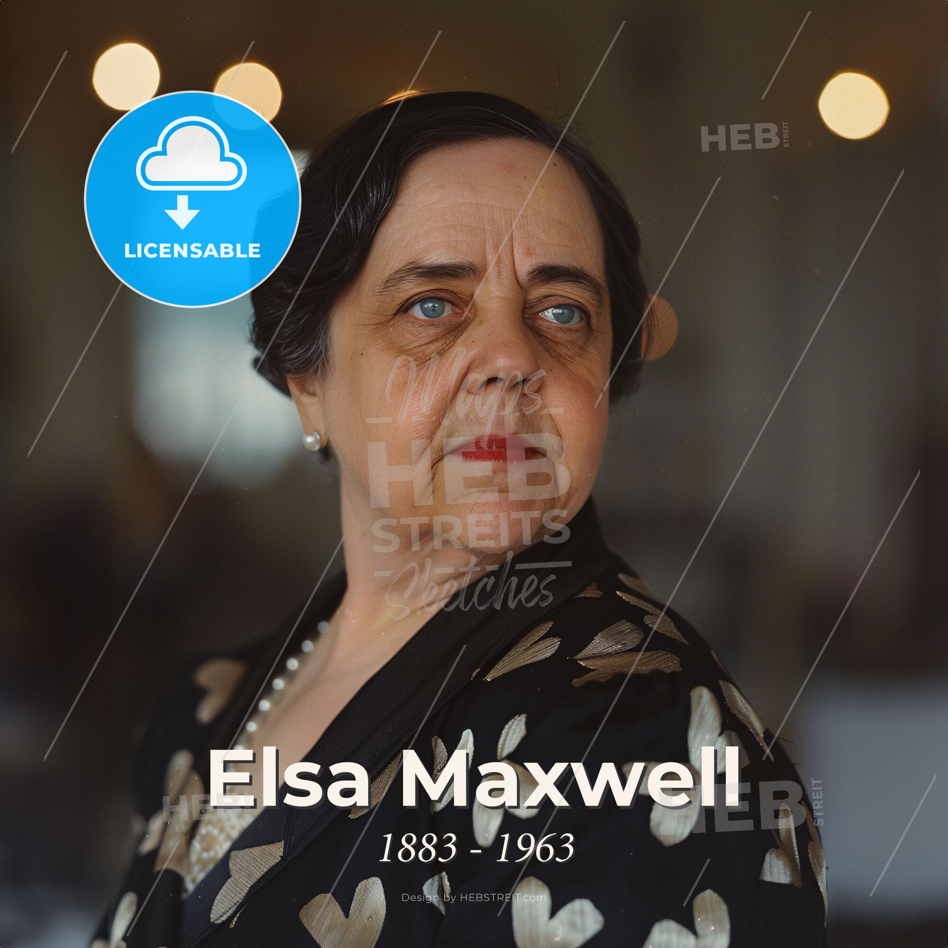 Elsa Maxwell, 1883 - 1963, American Gossip Columnist And Hostess