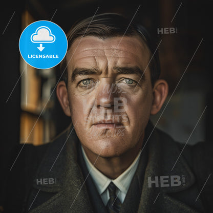 Ernest Shackleton, 1874 - 1922, British explorer - A Man In A Suit