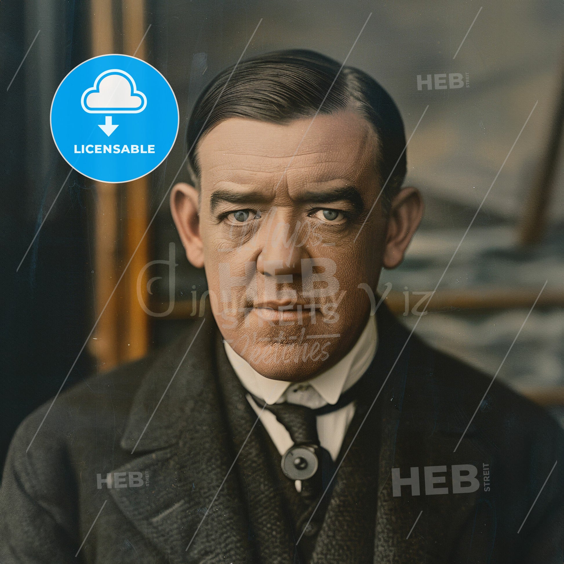 Ernest Shackleton, 1874 - 1922, British explorer - A Man In A Suit