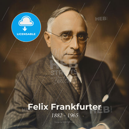 Felix Frankfurter, 1882 - 1965, American lawyer and jurist - A Man In A Suit And Tie Print Template