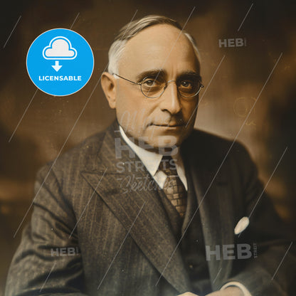 Felix Frankfurter, 1882 - 1965, American lawyer and jurist - A Man In A Suit And Tie