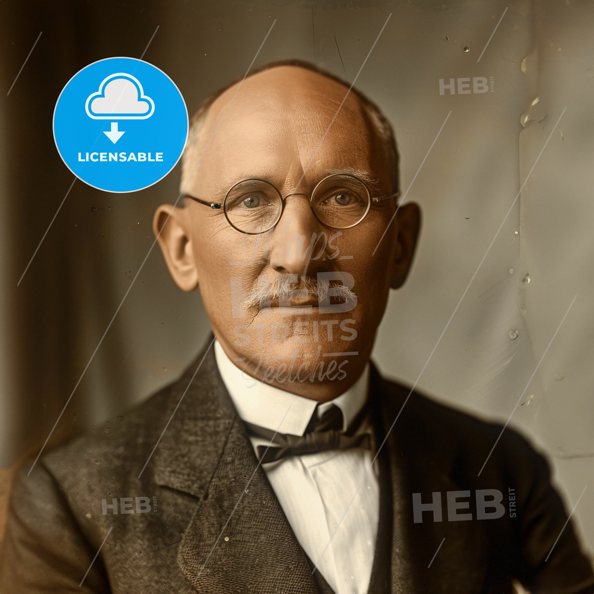 Ferdinand Sauerbruch, 1875 - 1951, German surgeon - A Man In A Suit And Bow Tie