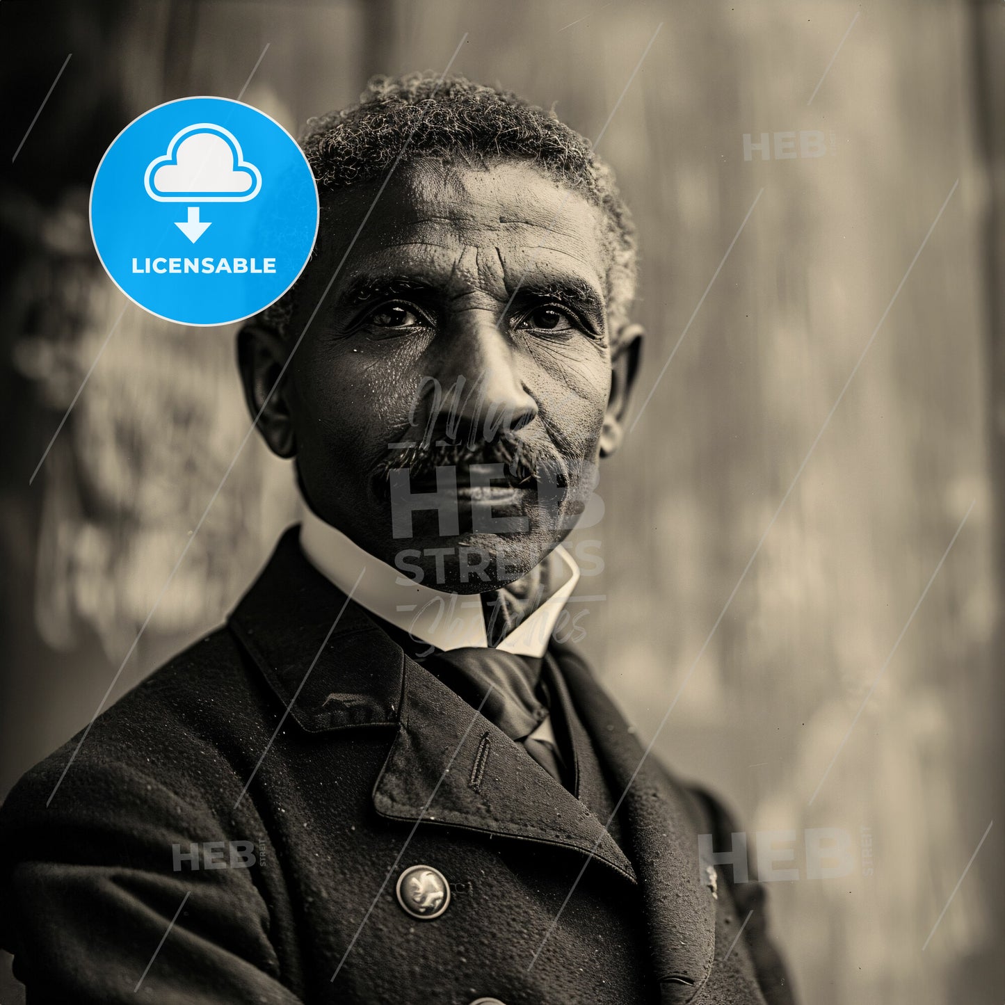 George Washington Carver, 1864 - 1943, American agricultural scientist and inventor - A Man In A Suit