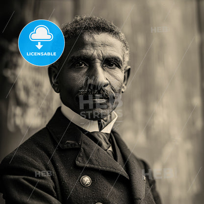 George Washington Carver, 1864 - 1943, American agricultural scientist and inventor - A Man In A Suit