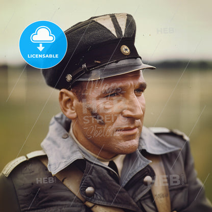 Hans-Ulrich Rudel, 1916 - 1982, German Stuka pilot - A Man In A Military Uniform