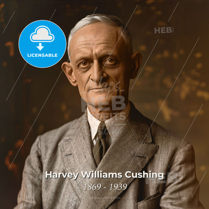 Harvey Williams Cushing, 1869 - 1939, American neurosurgeon - A Man In A Suit And Tie Print Template