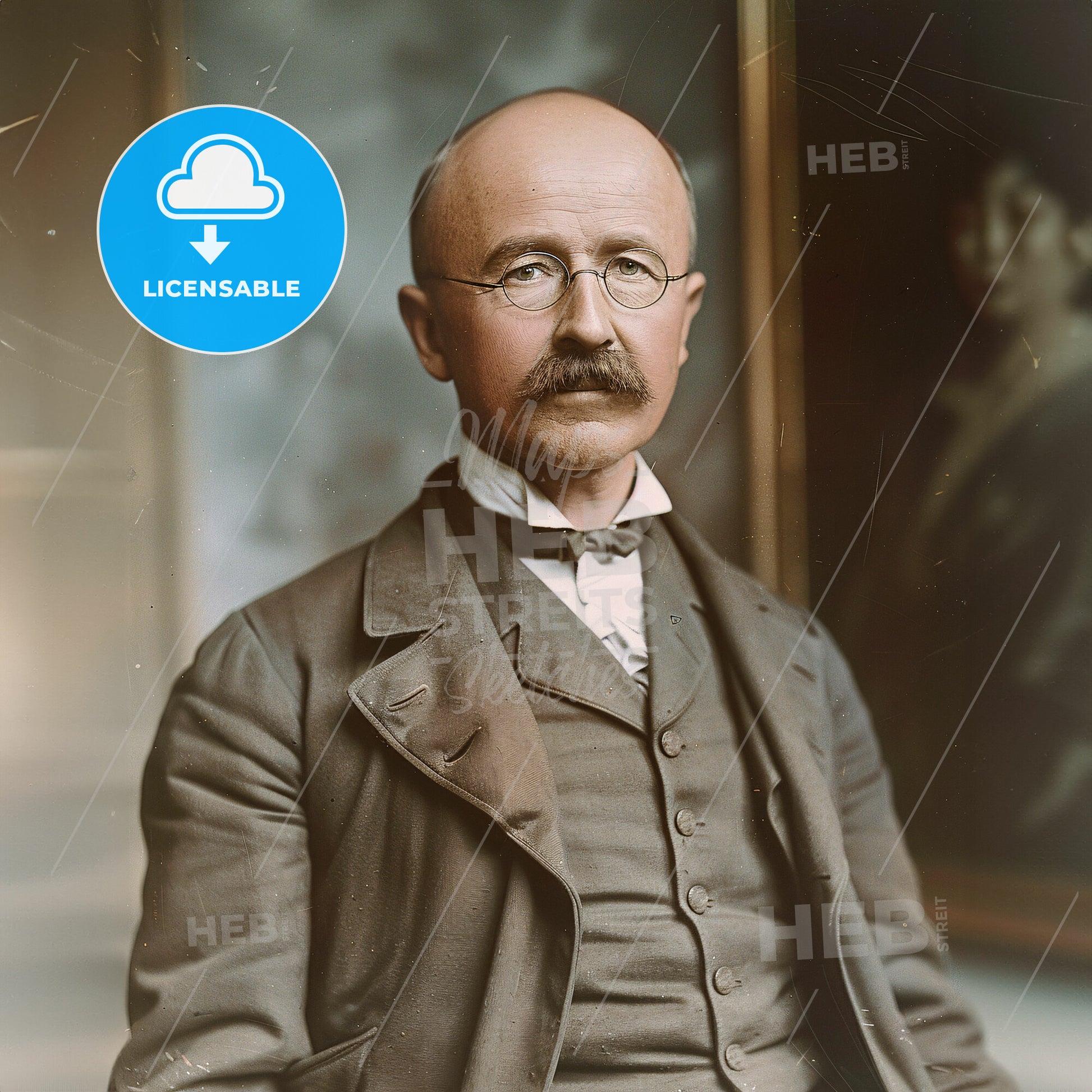 Heinrich Schliemann, 1822 - 1890, German archaeologist - A Man In A Suit