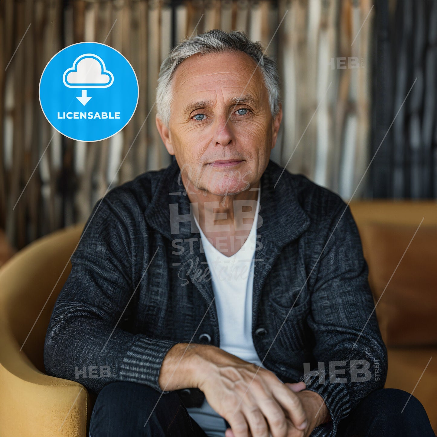 Ian Schrager, Born: 1946, American hotelier - A Man Sitting In A Chair