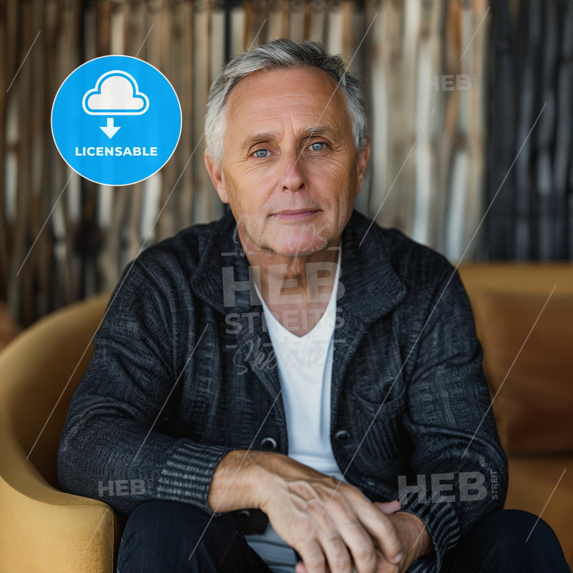 Ian Schrager, Born: 1946, American hotelier - A Man Sitting In A Chair