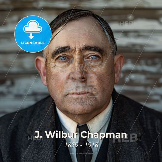 J. Wilbur Chapman, 1859 - 1918, American evangelist - A Man In A Suit Print Template