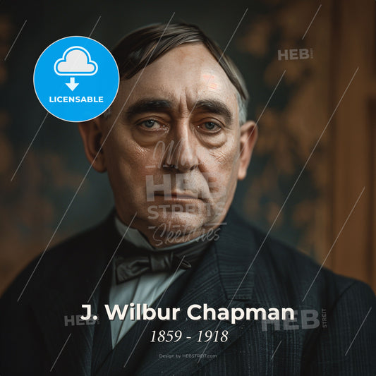 J. Wilbur Chapman, 1859 - 1918, American evangelist - A Man In A Suit Print Template