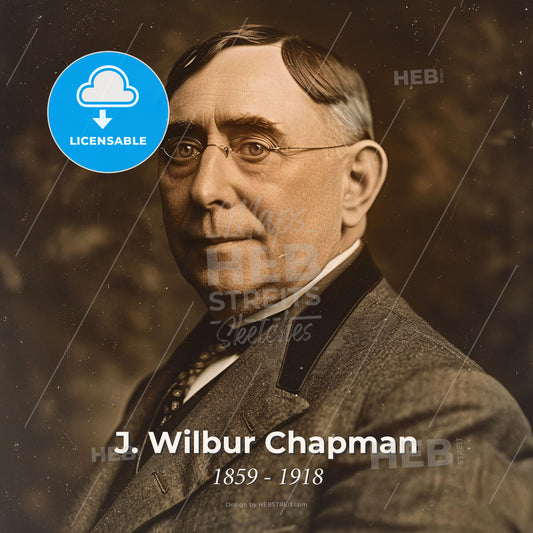 J. Wilbur Chapman, 1859 - 1918, American evangelist - A Man Wearing Glasses And A Suit Print Template