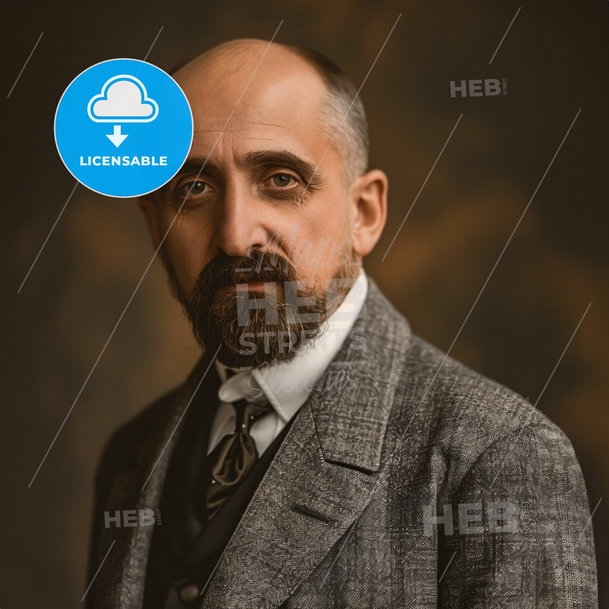 Jean-Baptiste Charcot, 1867 - 1936, French polar explorer and navigator - A Man With A Beard And Mustache Wearing A Suit