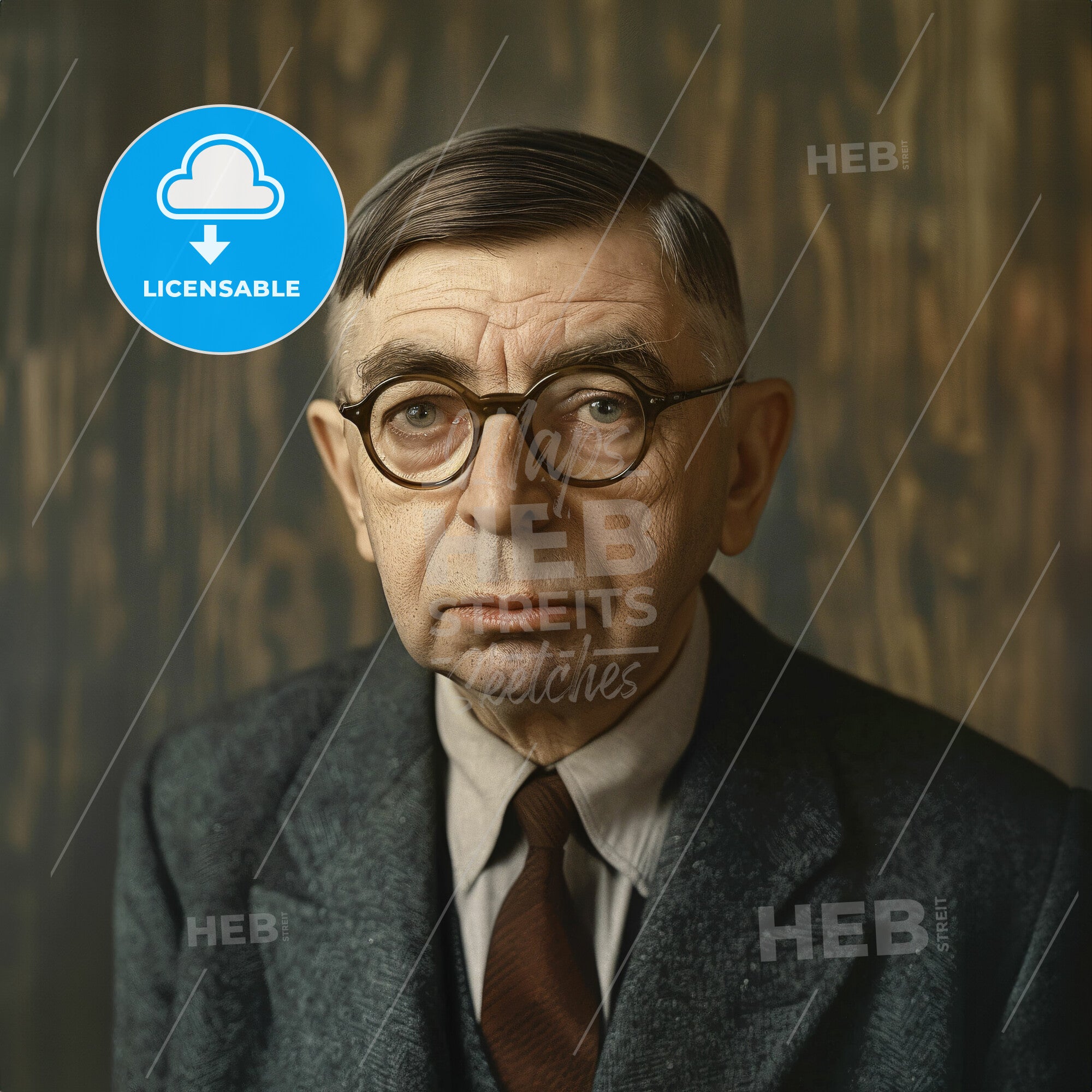 Jean-Paul Sartre, 1905 - 1980, French Philosopher And Writer - A