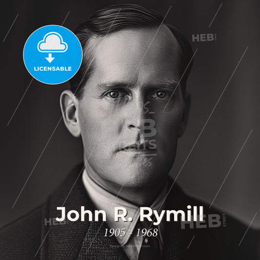 John R. Rymill, 1905 - 1968, Australian explorer - A Man In A Suit And Tie Print Template