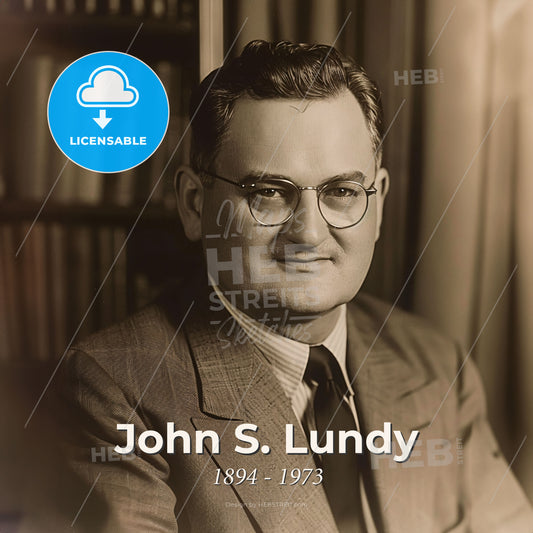 John S. Lundy, 1894 - 1973, American anesthesiologist - A Man In A Suit And Tie Print Template
