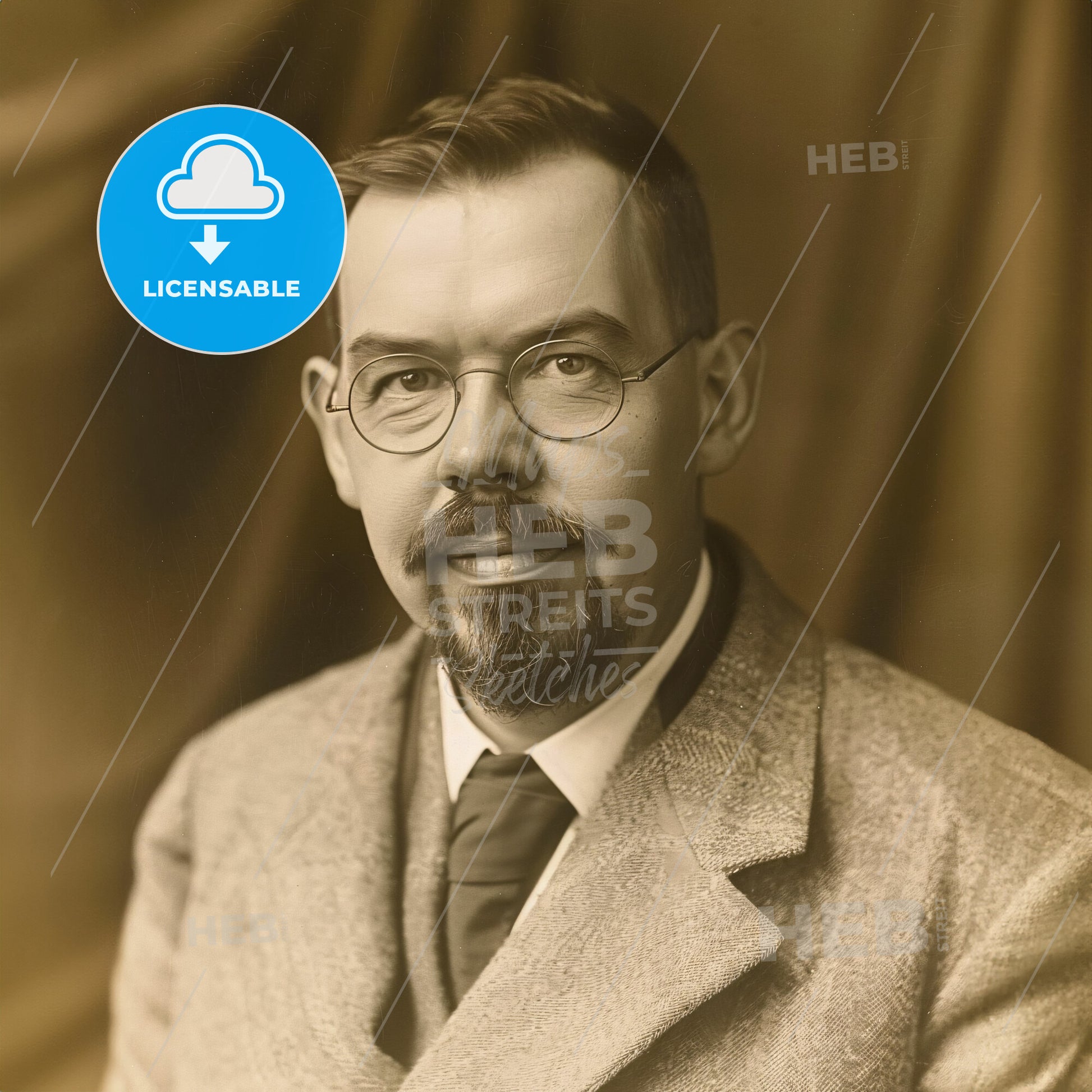 Karl Schmidt-Rottluff, 1884 - 1976, German painter and printmaker - A Man In A Suit And Tie