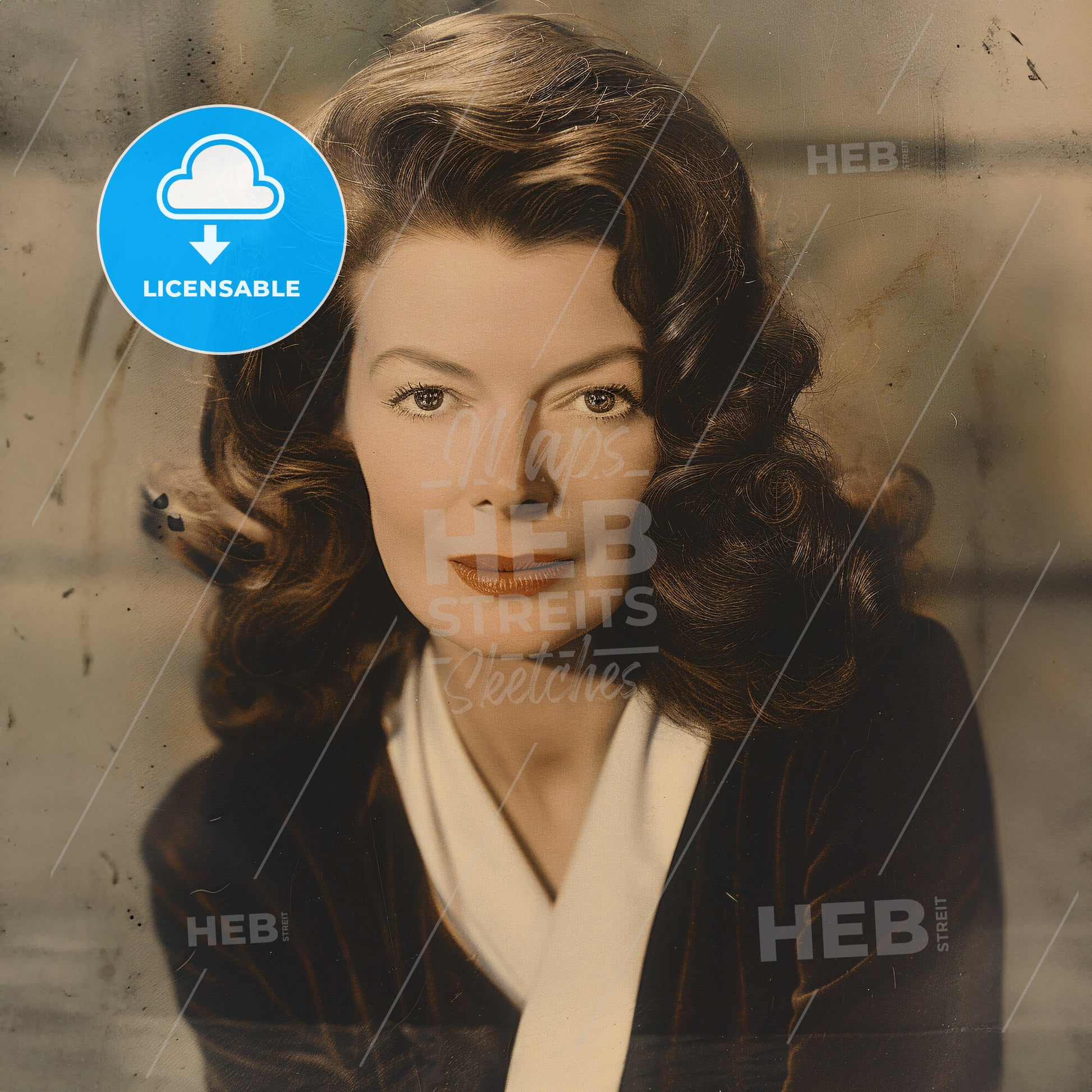 Katharine Hepburn, 1907 - 2003, American actress - A Woman With Long Hair