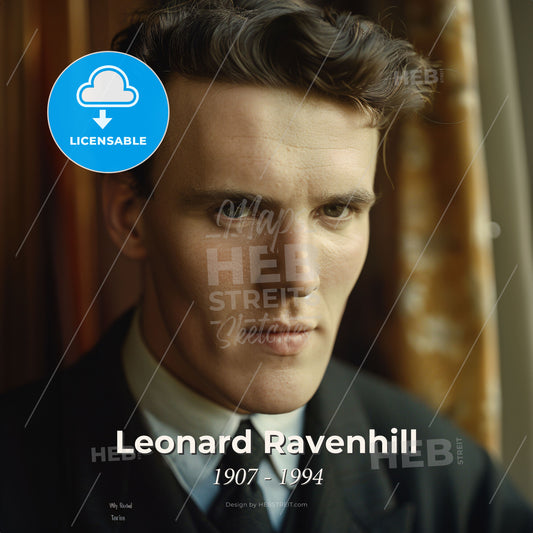 Leonard Ravenhill, 1907 - 1994, British-American preacher - A Man In A Suit And Tie Print Template