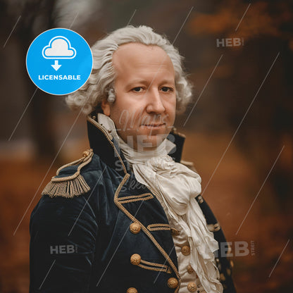 Louis-Antoine de Bougainville, 1729 - 1811, French admiral and explorer - A Man In A Garment