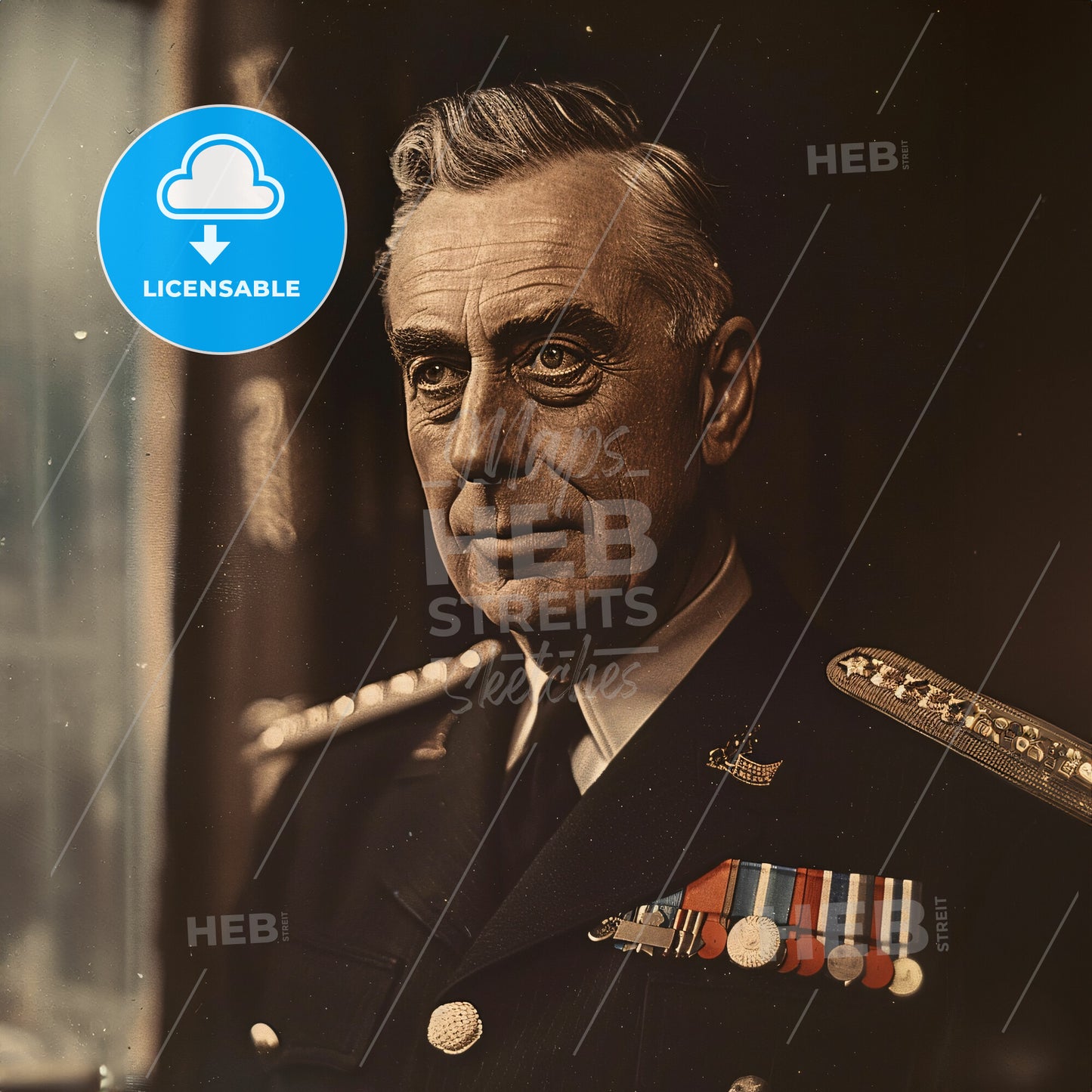 Louis Mountbatten, 1900 - 1979, British Admiral of the Fleet - A Man In A Military Uniform