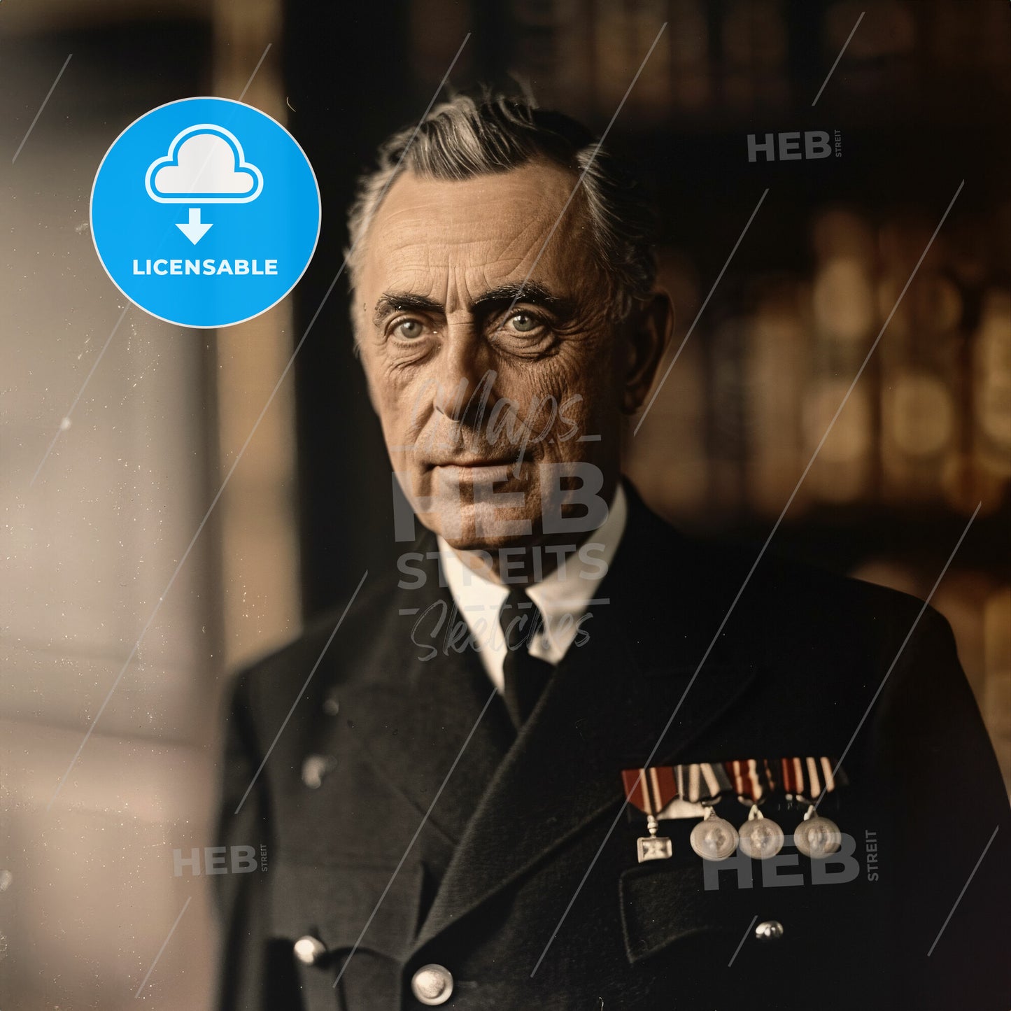 Louis Mountbatten, 1900 - 1979, British Admiral of the Fleet - A Man In A Uniform