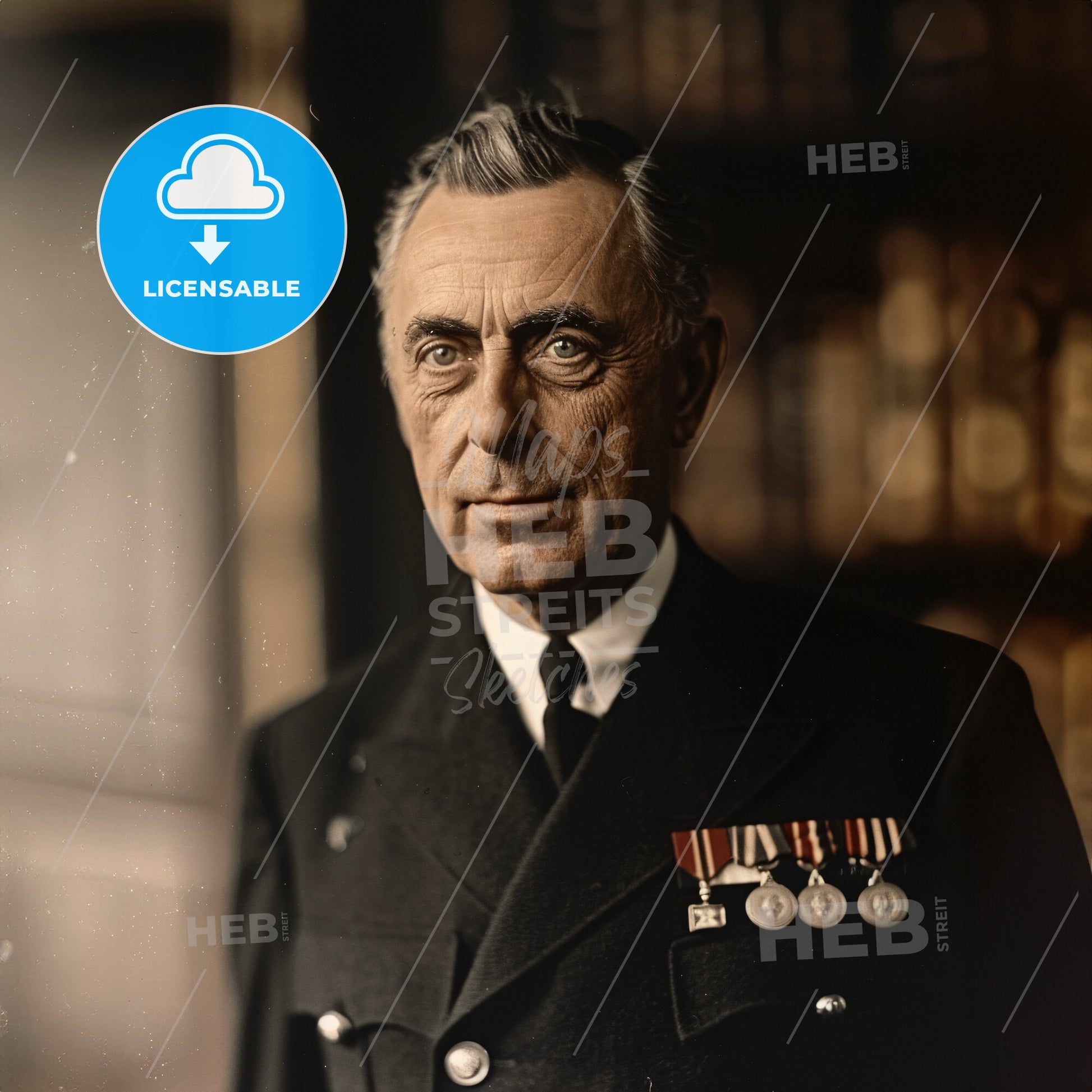 Louis Mountbatten, 1900 - 1979, British Admiral of the Fleet - A Man In A Uniform