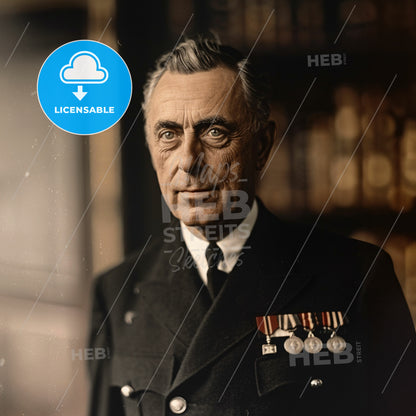 Louis Mountbatten, 1900 - 1979, British Admiral of the Fleet - A Man In A Uniform