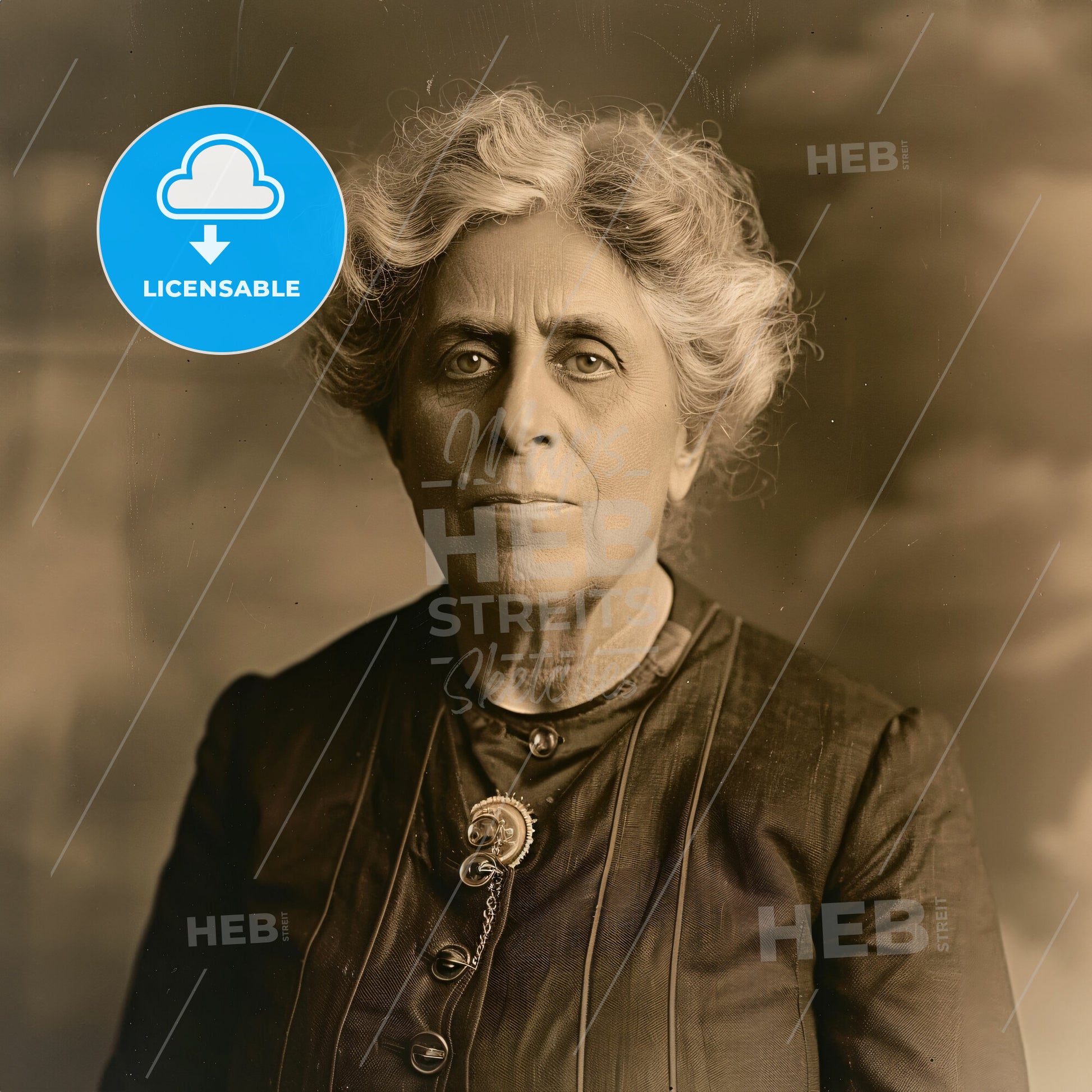 Margaret McMillan, 1860 - 1931, British educator - A Woman With White Hair