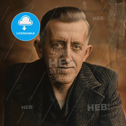 Maxwell Bodenheim, 1892 - 1954, American poet and novelist - A Man In A Suit