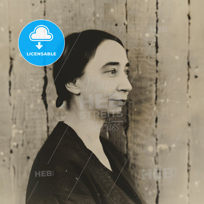 Natalia Goncharova, 1881 - 1962, Russian painter and costume designer - A Woman In A Black Shirt