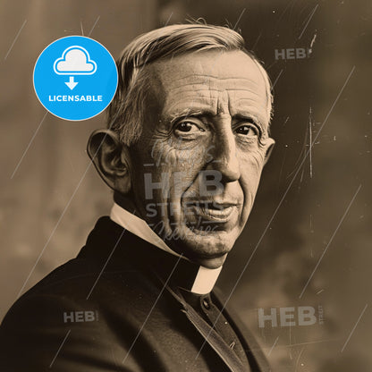 Pierre Teilhard de Chardin, 1881 - 1955, French Jesuit priest and philosopher - A Man In A Priest's Suit