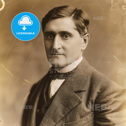 Ralph Vaughan Williams, 1872 - 1958, British composer - A Man In A Suit