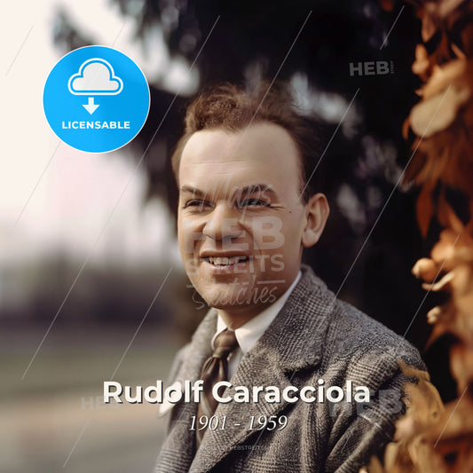 Rudolf Caracciola, 1901 - 1959, German racing driver - A Man In A Suit And Tie Print Template
