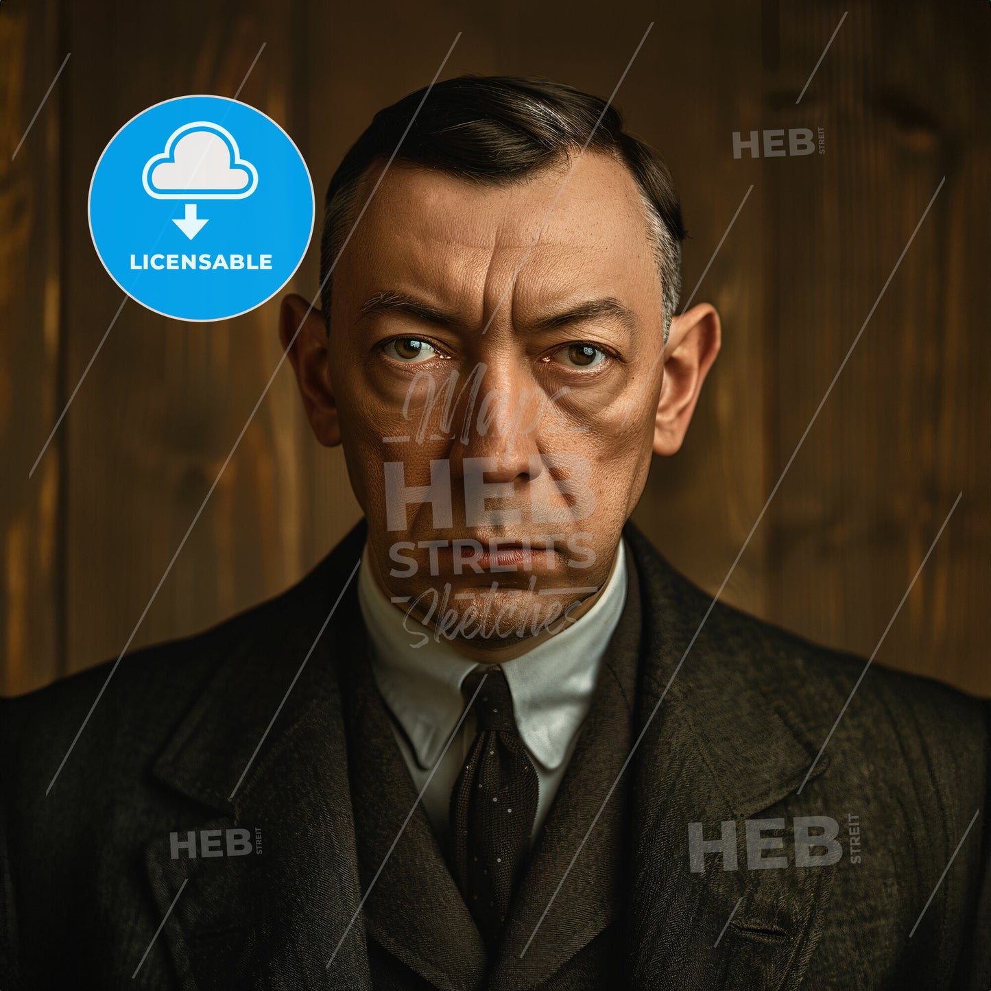 Sergei Rachmaninoff, 1873 - 1943, Russian composer and pianist - A Man In A Suit
