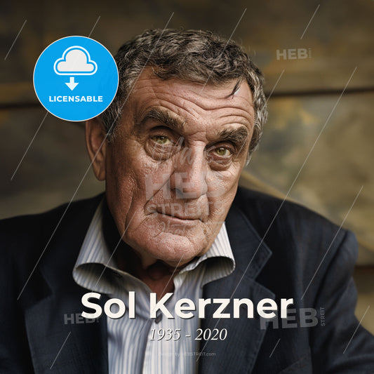 Sol Kerzner, 1935 - 2020, South African hotelier - A Man In A Suit Print Template