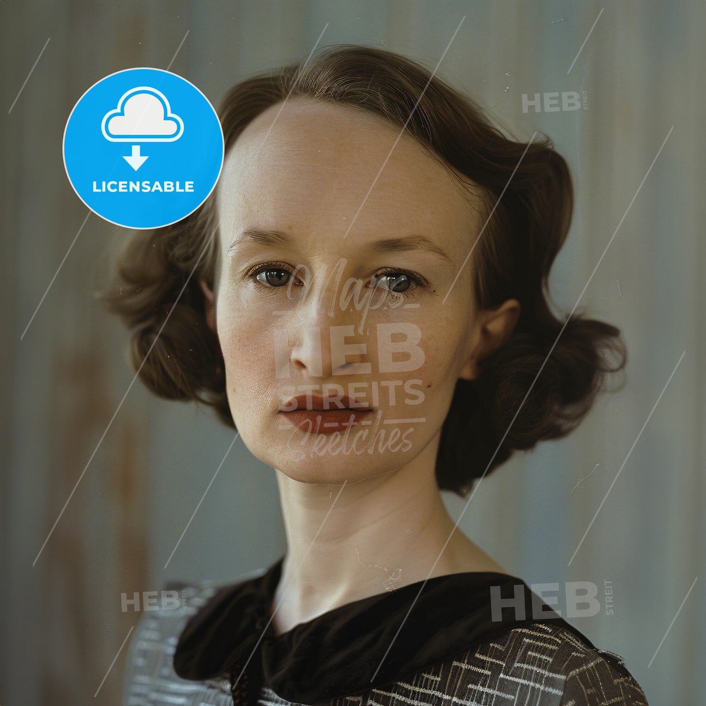 Tatiana Proskouriakoff, 1909 - 1985, Russian-American archaeologist - A Woman With Short Brown Hair And Red Lipstick