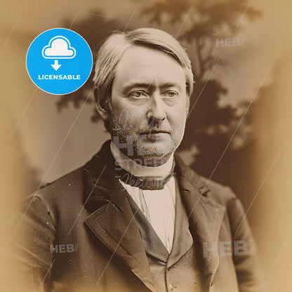 Thomas Alexander Scott, 1823 - 1881, American railway executive - A Man In A Suit