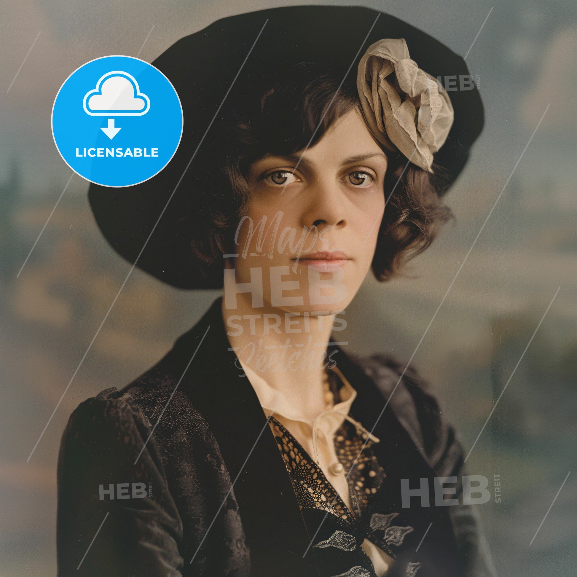 Vivienne Haigh-Wood Eliot, 1888 - 1947, British literary figure - A Woman In A Hat