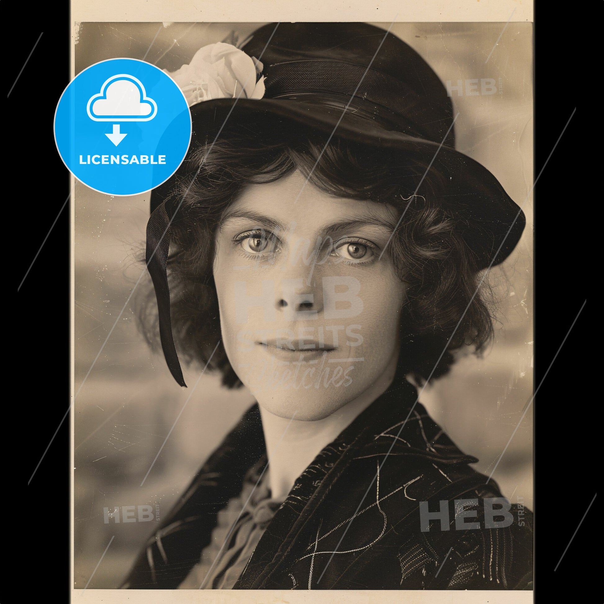 Vivienne Haigh-Wood Eliot, 1888 - 1947, British literary figure - A Woman Wearing A Hat