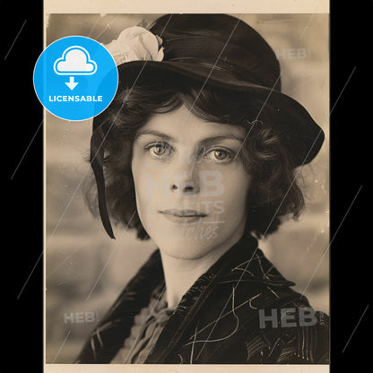 Vivienne Haigh-Wood Eliot, 1888 - 1947, British literary figure - A Woman Wearing A Hat