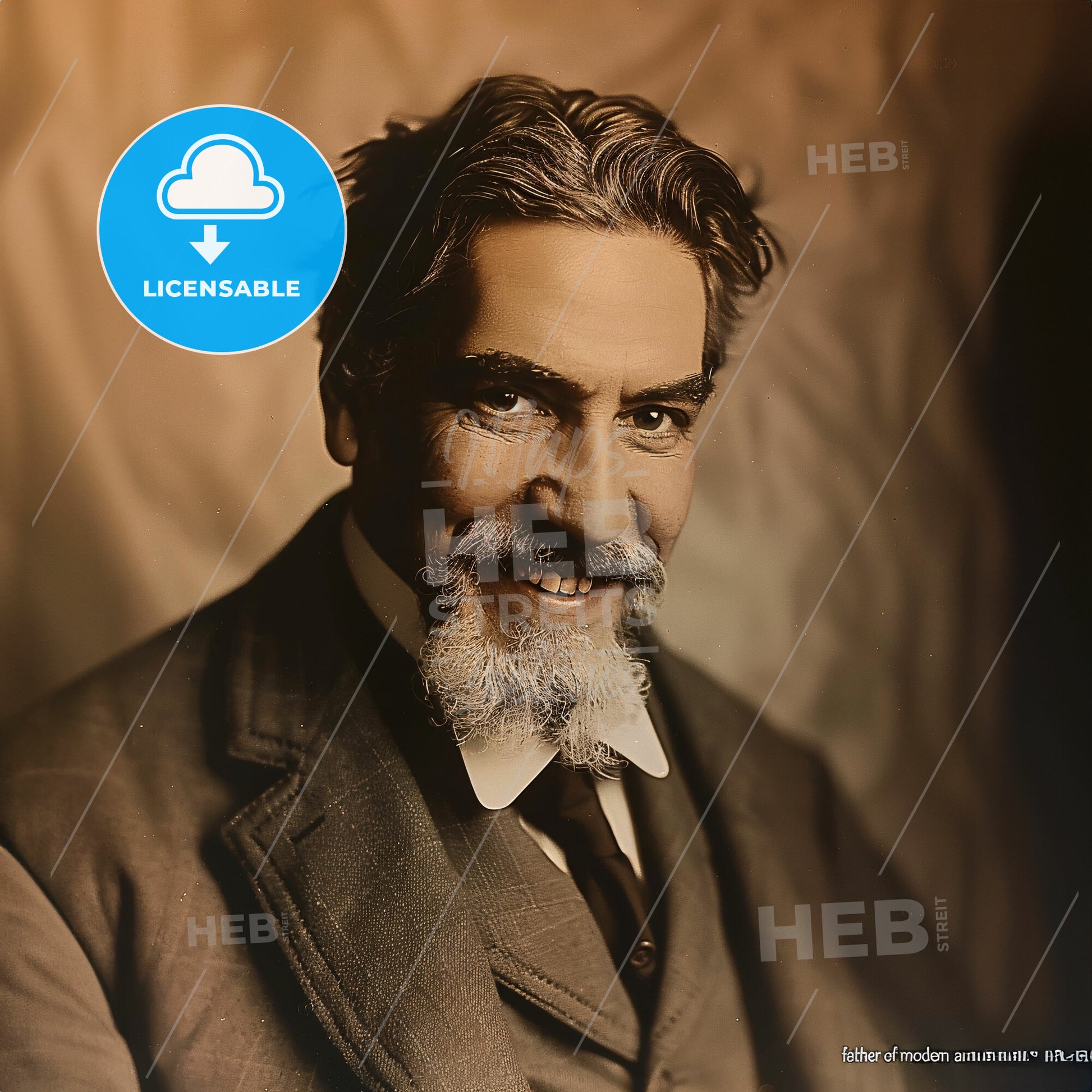 William Flinders Petrie, 1853 - 1942, British archaeologist - A Man In A Suit