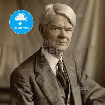 William Heard Kilpatrick, 1871 - 1965, American educator - A Man In A Suit And Tie