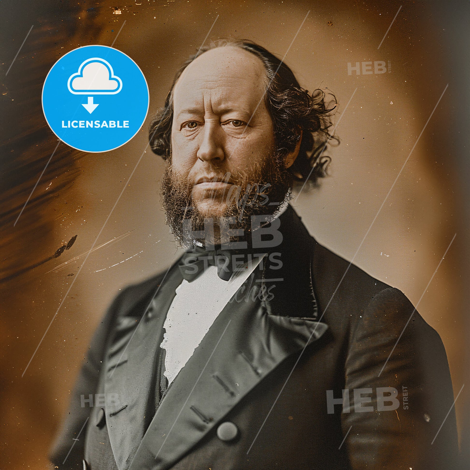 William Henry Vanderbilt, 1821 - 1885, American businessman - A Man In A Suit