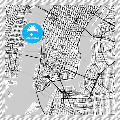 CUSTOM VECTOR MAPS with STREETNAMES