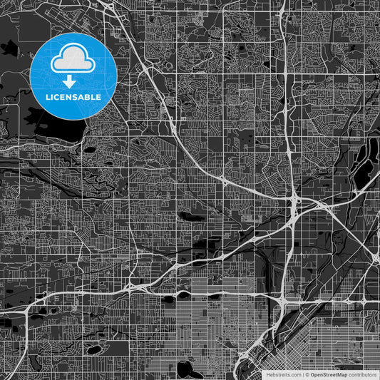 Westminster, Colorado - Area Map - Dark