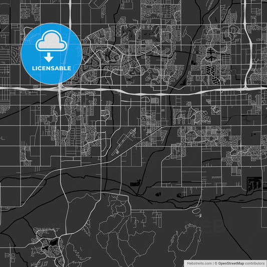 Goodyear, Arizona - Area Map - Dark