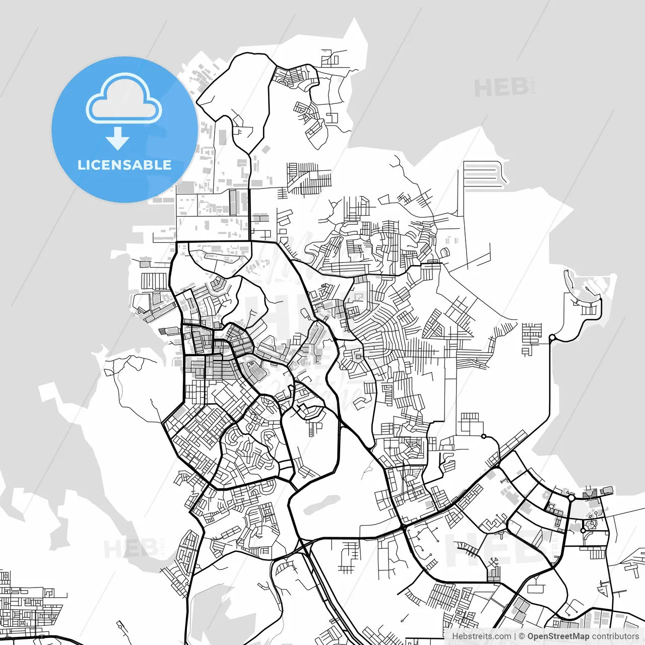 Batam, Riau Islands, Area Map