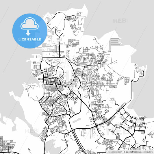 Batam, Riau Islands, Area Map