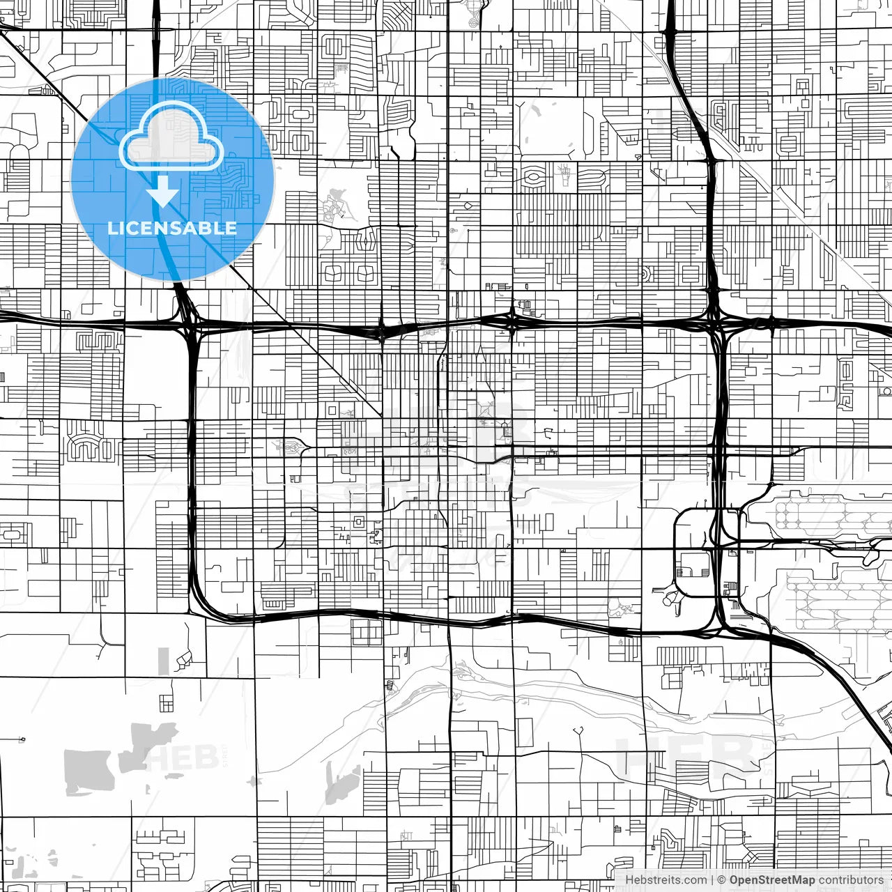 Map of Phoenix, Arizona